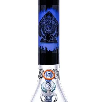 Bong Cheech Glass 14″ 7mm avec protection de crête