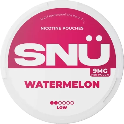 SNÜ Watermelon Nicotine Pouches By Bar Juice