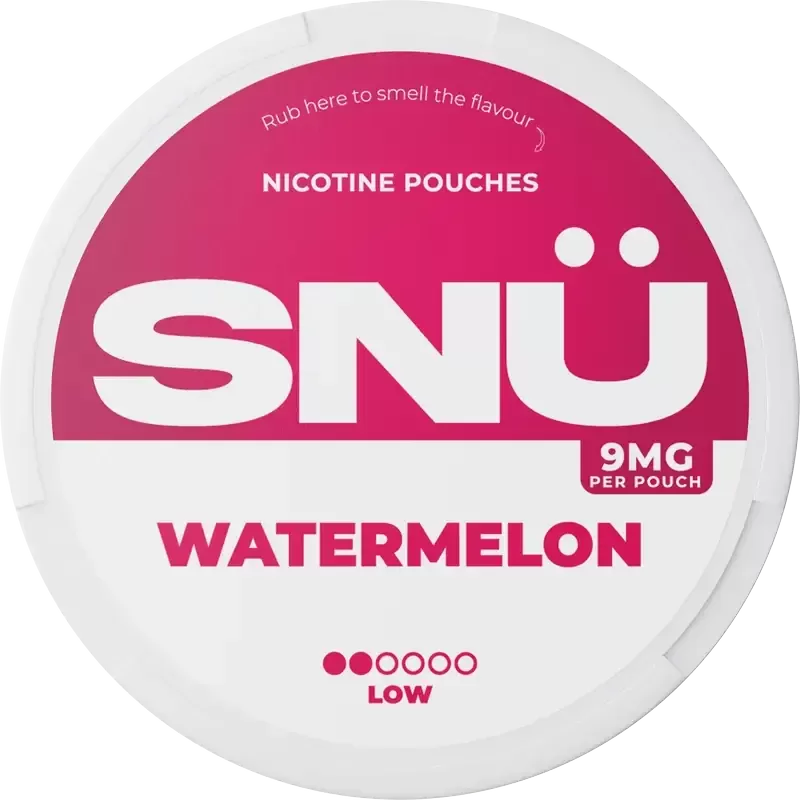 SNÜ Watermelon Nicotine Pouches By Bar Juice