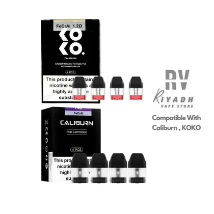 UWell Caliburn 0.8Ω, 1.2Ω Replacement Pod Coil For Caliburn & Koko –