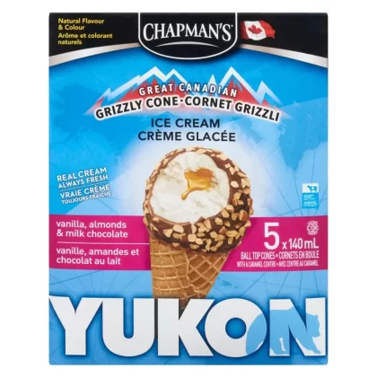 Cornet de crème glacée à la vanille