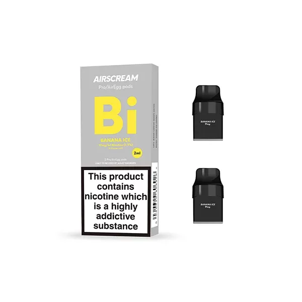 AIRSCREAM – Air Pre Filled Pods 2PCS 1.2Ω 2ml ( Compatible With