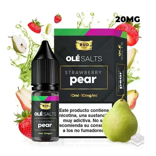 Olé Salts Strawberry Pear 10ml By Bud Vape Olé