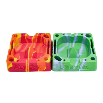 Cendrier carré en silicone de 7 po de Randy’s
