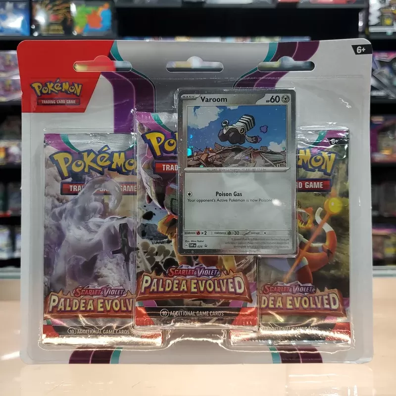 Pokémon TCG: Scarlet & Violet: Paldea Evolved – 3-Pack Blisters