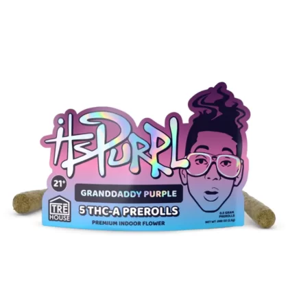 tre its purpl thca pre roll 5ct