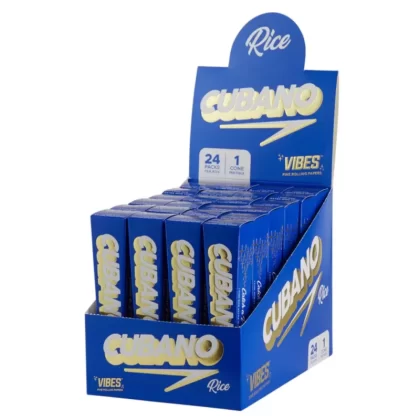 VIBES CUBANO CONES-RICE BLUE | Pack of 24