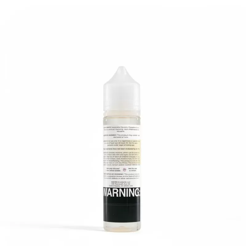 Mister E-Liquid – Lemon Ice – 60ml Freebase Vape Juice - Image 2