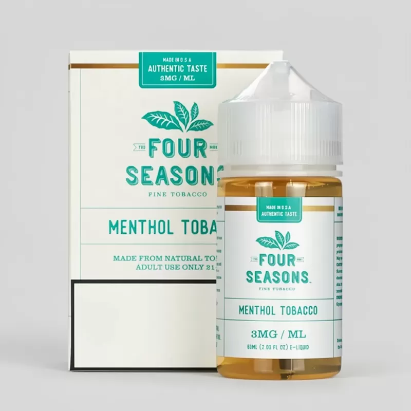 Four Seasons E-liquids – Menthol Tobacco- 60ml E-Liquid