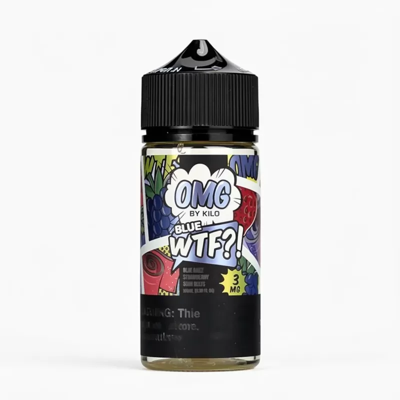 OMG E-Liquid – Blue WTF – 100ml Blue Razz Vape Juice