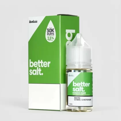 Vapetasia Bettersalt Salt – Miami Mint – 30ml Salt Nic 50/50