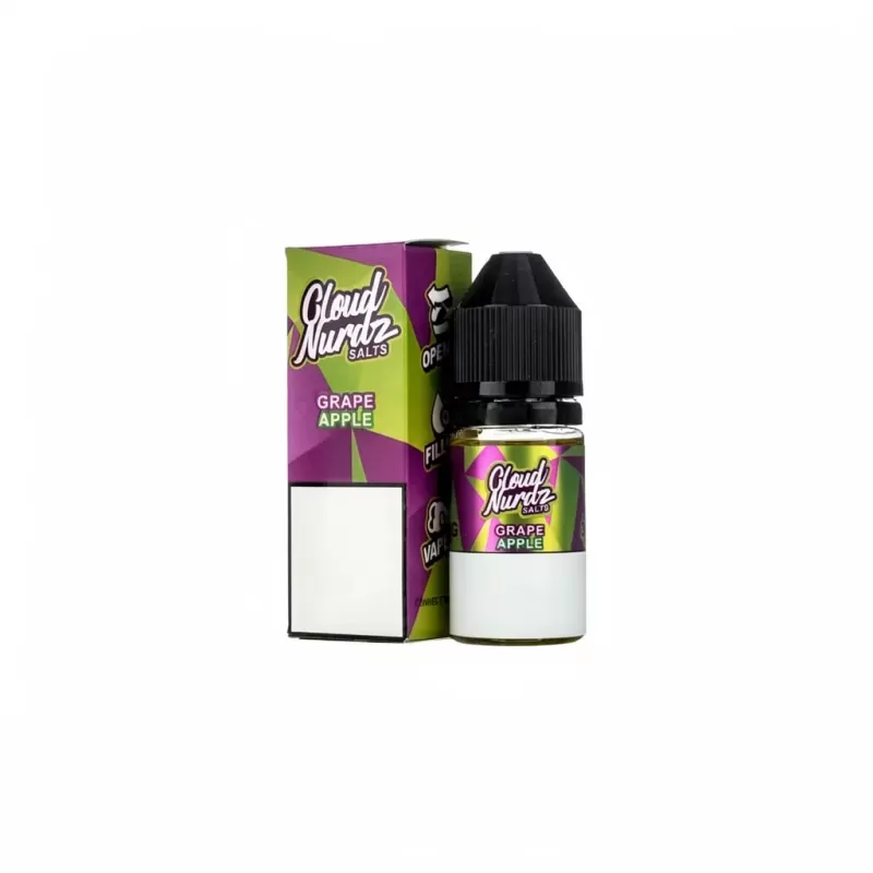 Cloud Nurdz Salts Grape Apple 30ml Nic Salt Vape Juice