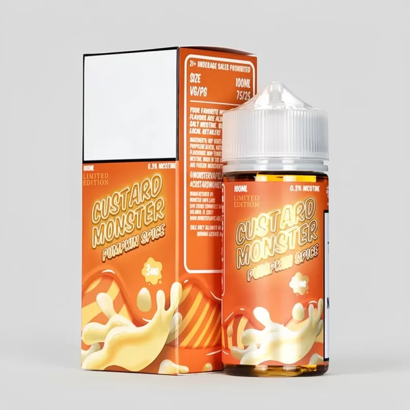 Custard Monster – Pumpkin Spice – 100mL Vape Juice