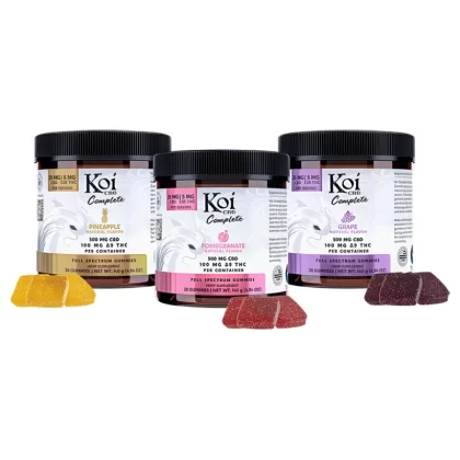 Koi Complete Full Spectrum Δ9 CBD Gummies – 30 Count Jar