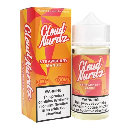 Strawberry Mango 100ml Synthetic Nic Vape Juice – Cloud Nurdz