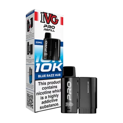 Blue Razz Hub IVG Pro 12 Refill Pack