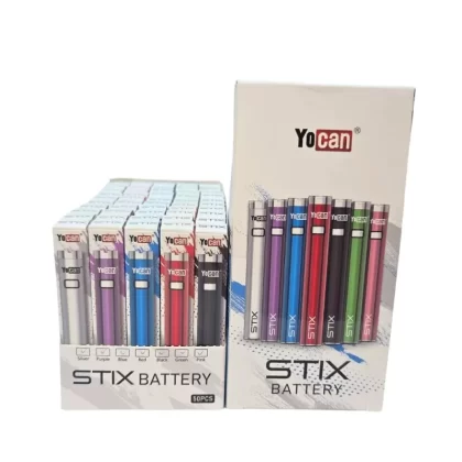 yocan stix 510 battery bulk pack display