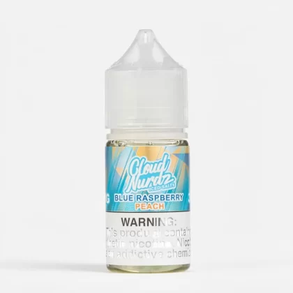 Cloud Nurdz Salts Iced Blue Raspberry Peach 30mL Nic Salt