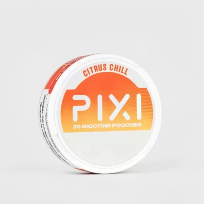 Pixi Nicotine Pouches – Citrus Chill, Tobacco- 5mg/10mg