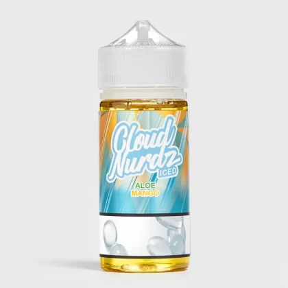 Cloud Nurdz – Iced Aloe Mango 100mL Vape Juice 70% VG