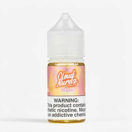 Cloud Nurdz Salts – Peach Melon 30mL Salt Nic Vape Juice