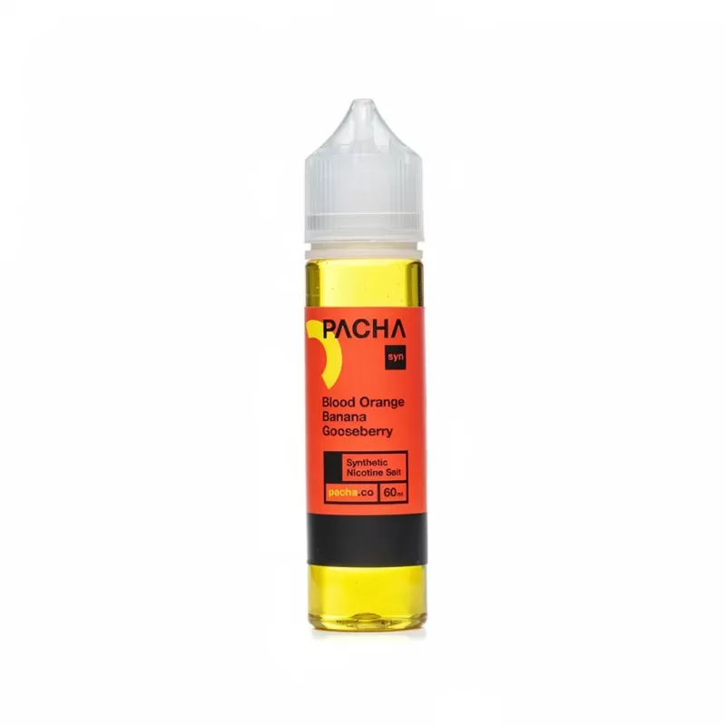 PACHA Syn – Blood Orange Banana Gooseberry 60mL E-Juice
