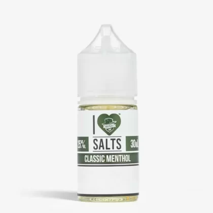 I Love Salts – Classic Menthol 30mL Salt Nic E-Juice