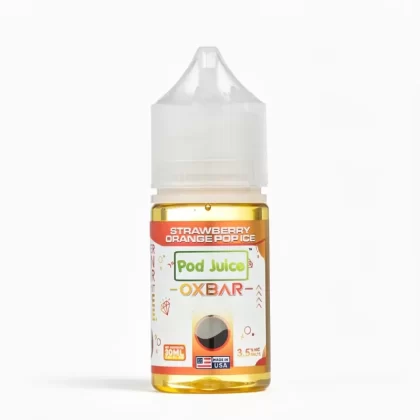 Pod Juice X Oxbar – Strawberry Orange Pop Ice Salt Nic 30mL
