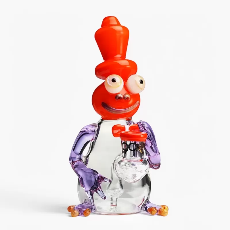 Lookah 10″ Cool Frog Borosilicate Glass Dab Rig - Image 2
