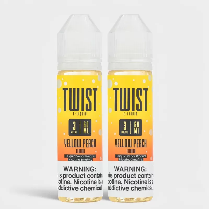 Twist E-Liquids Yellow Peach (Peach Blossom Lemonade) 120mL