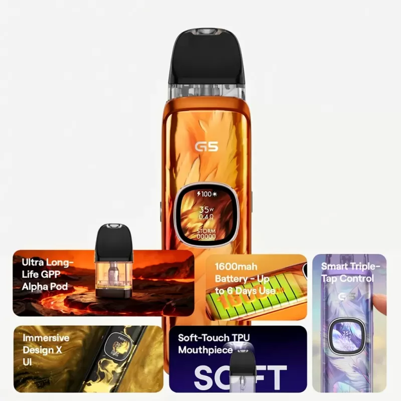 Uwell Caliburn G5 Pod System 1600mAh Battery - Image 2