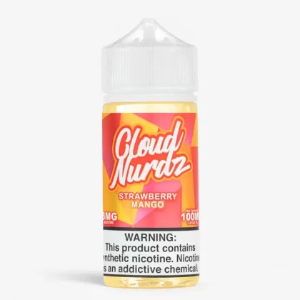Cloud Nurdz Strawberry Mango 100mL Pre-Steeped E-Juice
