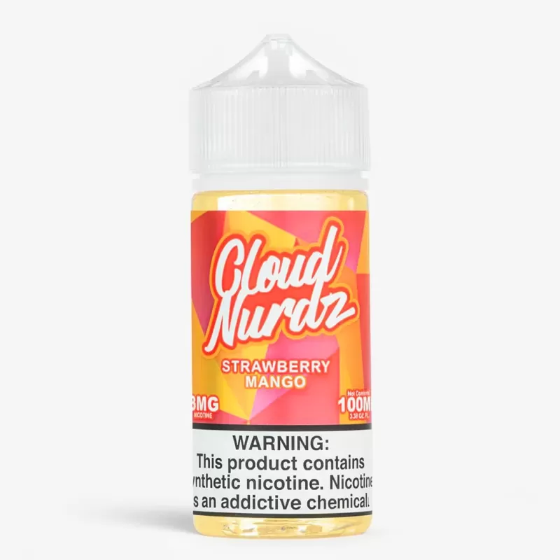 Cloud Nurdz Strawberry Mango 100mL Pre-Steeped E-Juice