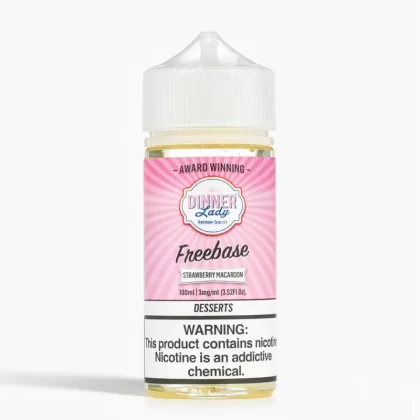 Dinner Lady – Strawberry Macaroon 100mL 70% VG E-Liquid