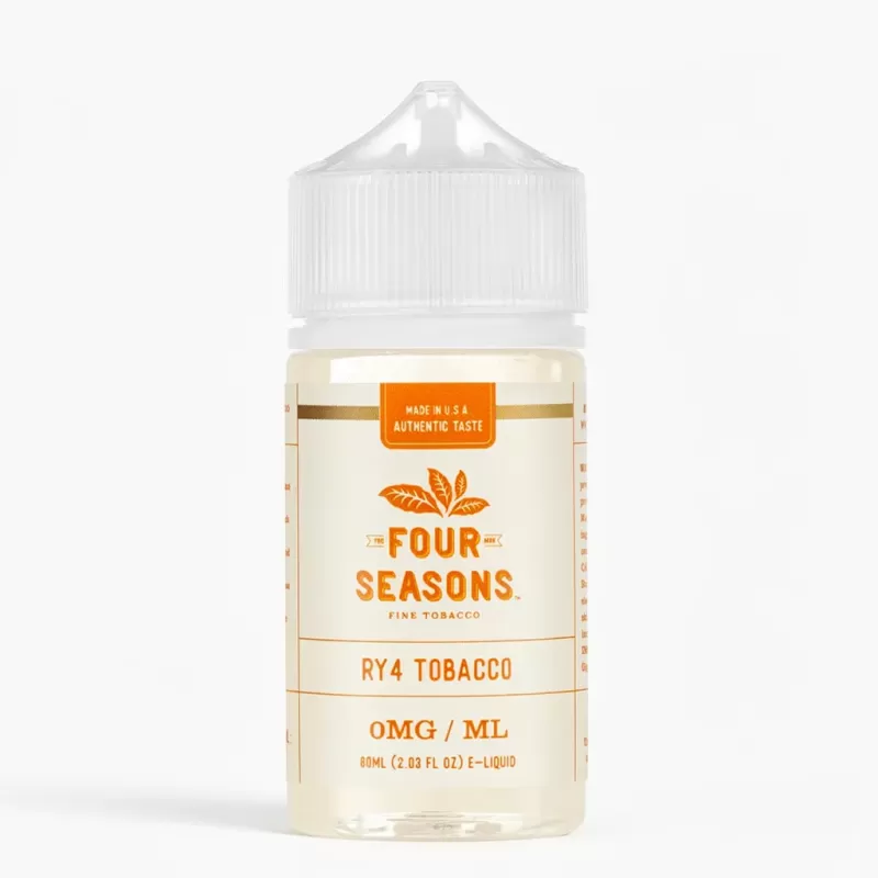 Four Seasons – RY4 Tobacco 60mL Pre-steeped E-Liquid