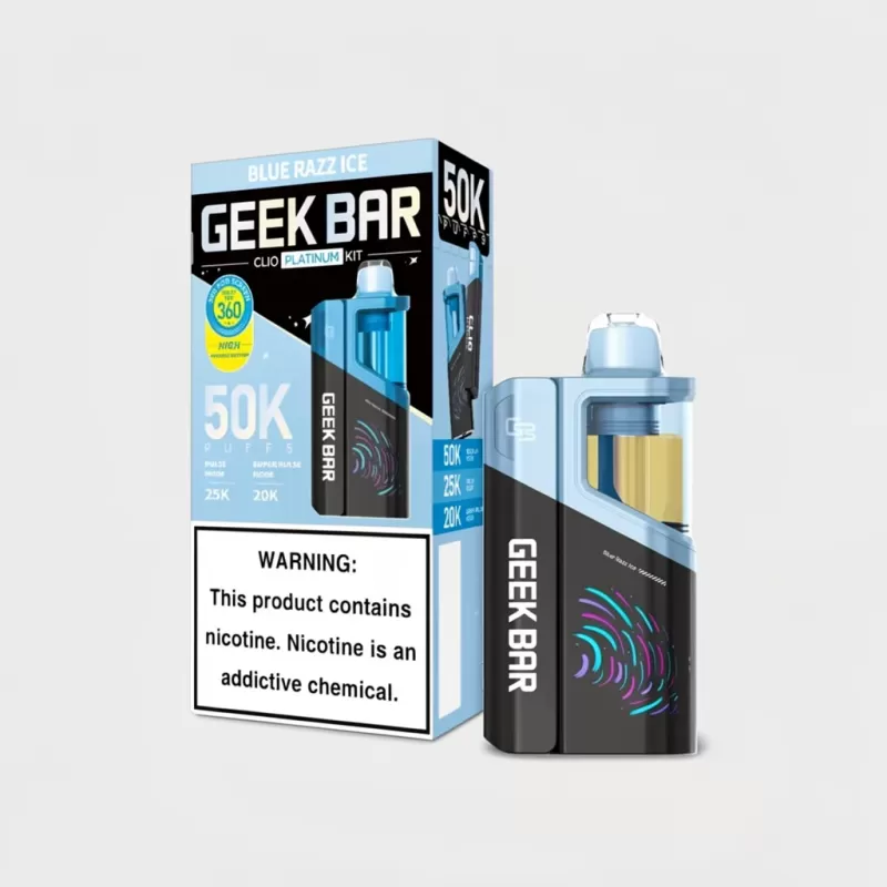 GEEK BAR Clio Platinum 50K 50,000 Puffs Disposable Vape - Image 2