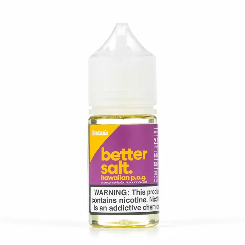 Better Salt Hawaiian P.O.G 30mL – Passionfruit Orange Guava