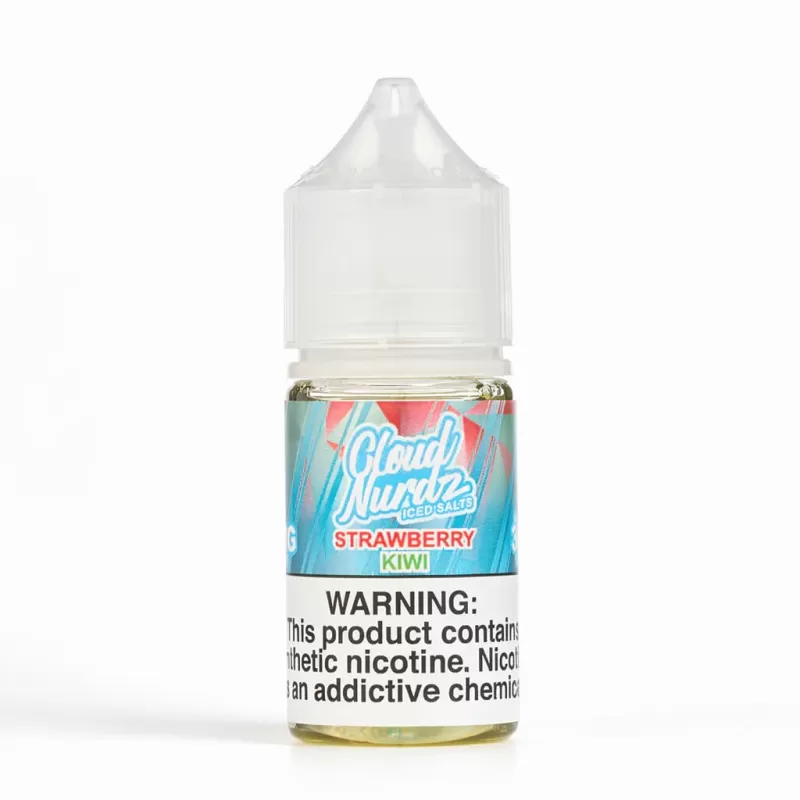 Cloud Nurdz Salts Iced Strawberry Kiwi 30mL Salt Nic Menthol
