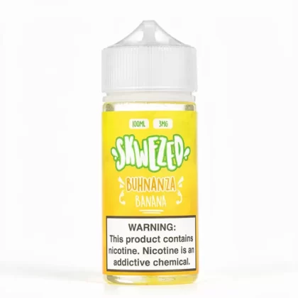Skwezed Banana (Buhnanza) 100mL – Banana Vape Juice, 70% VG