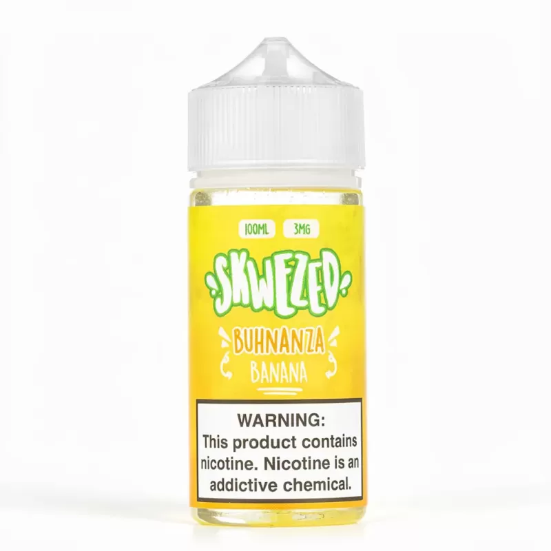 Skwezed Banana (Buhnanza) 100mL – Banana Vape Juice, 70% VG