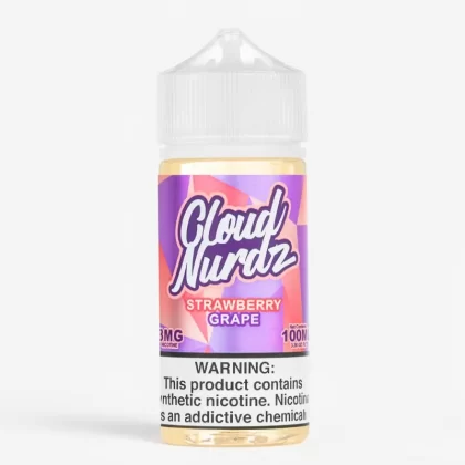Cloud Nurdz – Strawberry Grape 100mL e-juice 70% VG