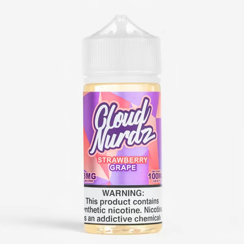 Cloud Nurdz – Strawberry Grape 100mL e-juice 70% VG