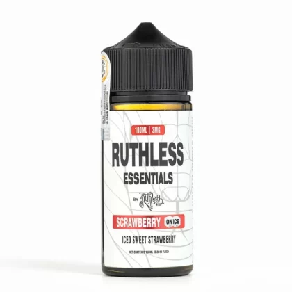 Ruthless Essentials – Scrawberry on Ice 100mL Frosty Menthol