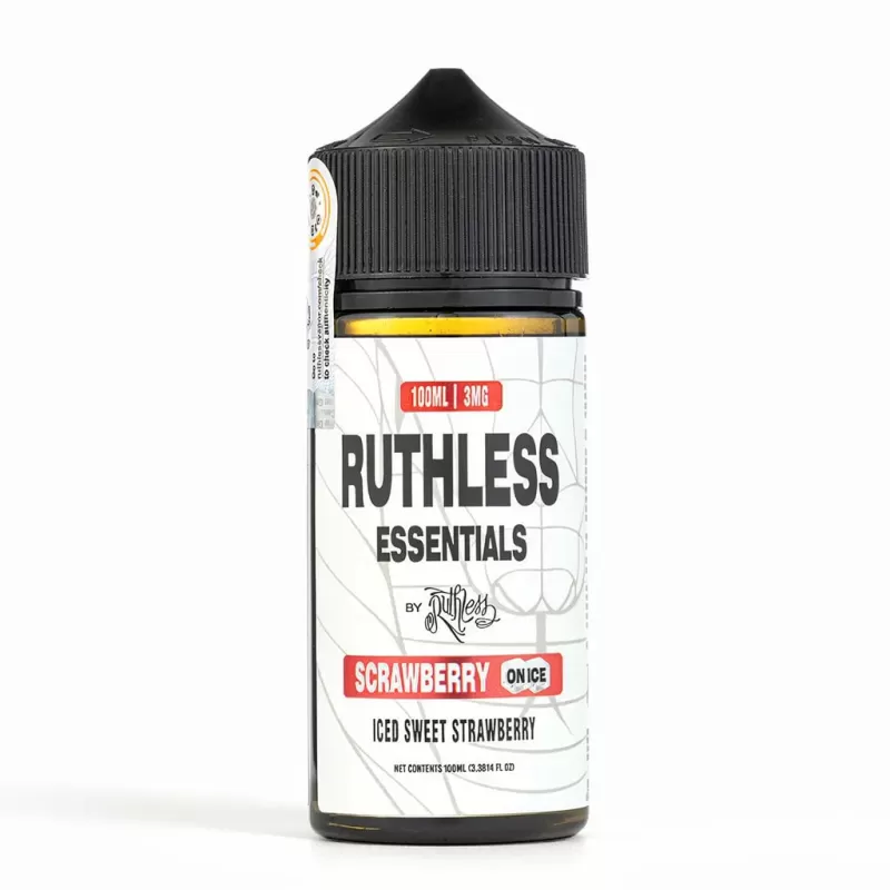 Ruthless Essentials – Scrawberry on Ice 100mL Frosty Menthol