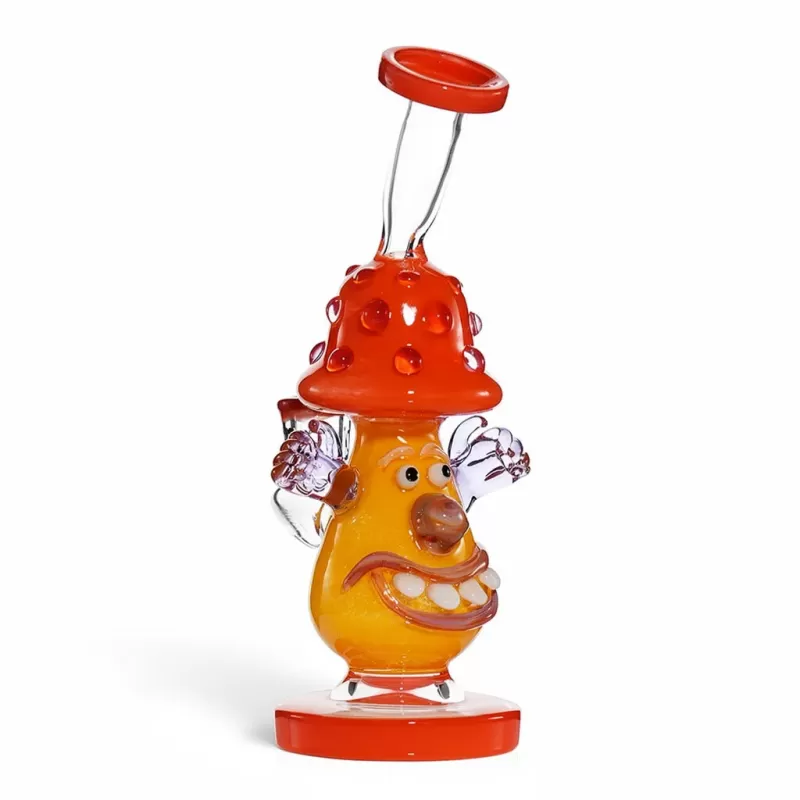 Lookah 11″ Cute Clown Mushroom Dab Rig – Borosilicate Glass