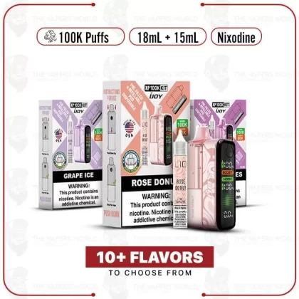 IJoy XP Nixodine 100K Puff Disposable Kit/15ml Bottle