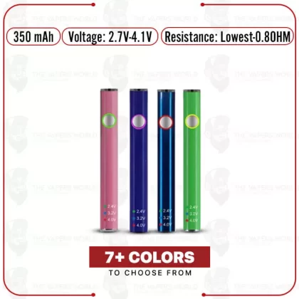 Leaf Buddi Max II VV Passthrough USB Battery Kit – 350mAh