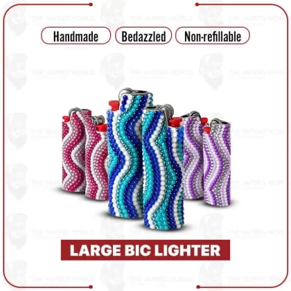 Handmade Bedazzled Large BIC Lighter – Non-Refillable
