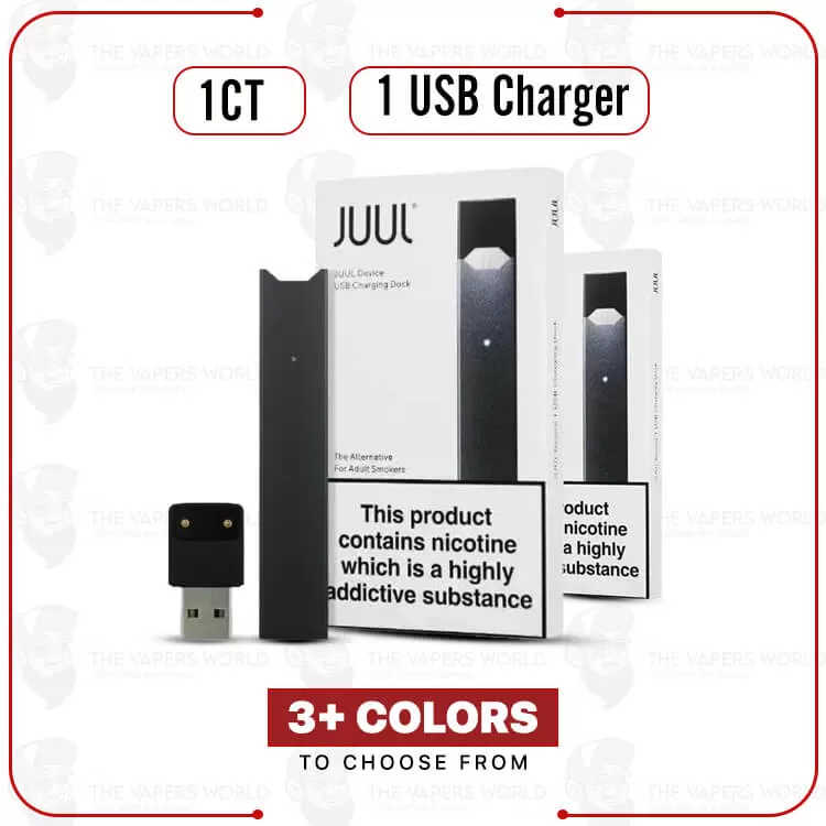 JUUL Vape Device Kit – Pod System – 1 Count