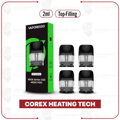 VAPORESSO XROS Replacement Pod Cartridge – 4PK